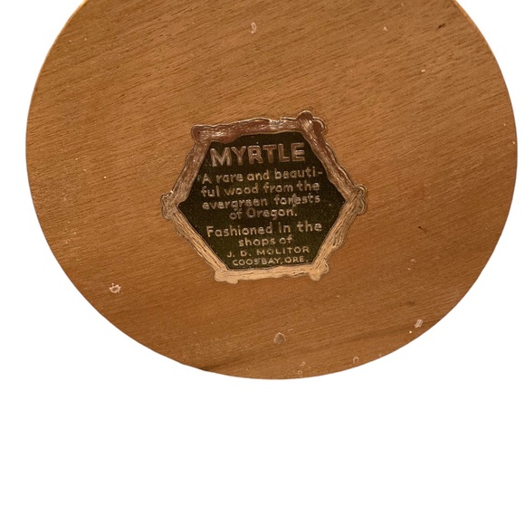 Vintage Myrtlewood Vintage Kenneth E. Molitor MCM Candlesticks Set 2 - Picture 2 of 2